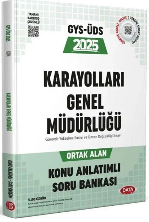 Data Yayınları 2025 GYS ÜDS Karayolları Genel Müdürlüğü Ortak Alan Konu Anlatımlı Soru Bankası
