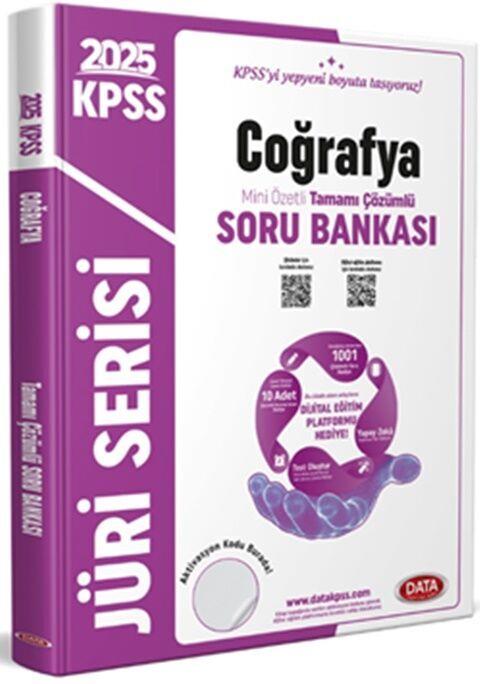 Data Yayınları 2025 KPSS Coğrafya Jüri Serisi Mini Özetli Tamamı Çözümlü Soru Bankası