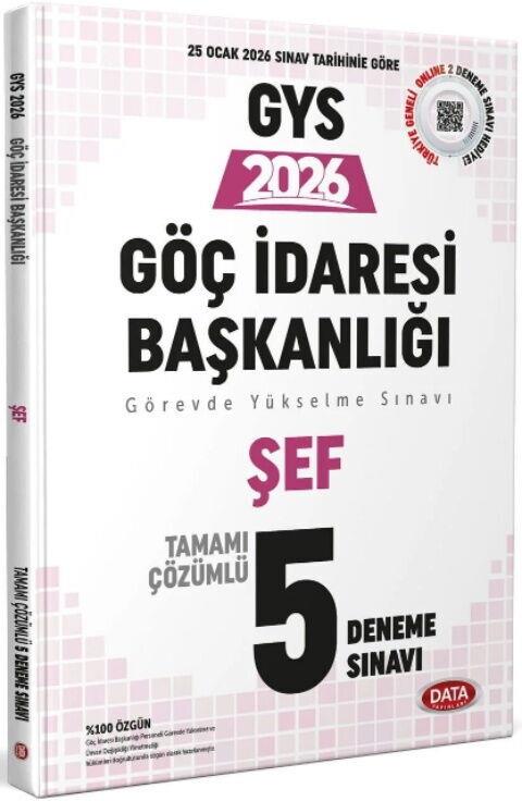 Data Yayınları 2026 GYS Göç İdaresi Başkanlığı Şef Tamamı Çözümlü 5 Deneme