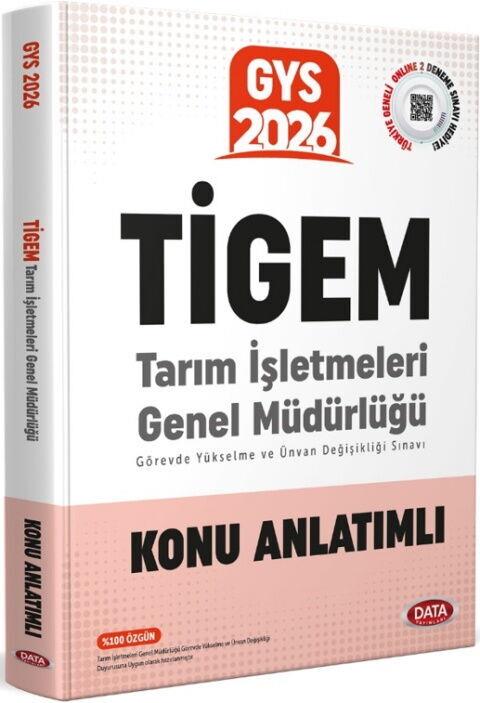 Data Yayınları 2026 GYS Tarım İşletmeleri Genel Müdürlüğü Tigem Konu Anlatımlı