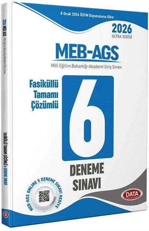 Data Yayınları 2026 MEB AGS 6 Deneme Sınavı