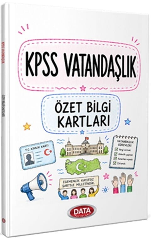 Data Yayınları KPSS Vatandaşlık Özet Bilgi Kartları