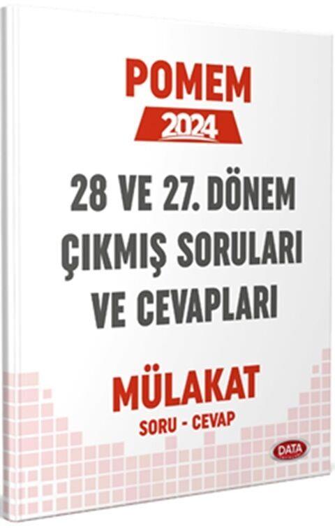 Data Yayınları Pomem 28. ve 27. Dönem Mülakat Çıkmış Sorular ve Cevapları