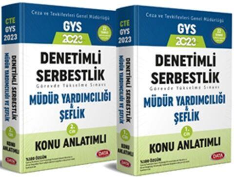 Data Yayınları Ceza ve Tevkifevleri Genel Müdürlüğü Denetimli Serbestlik Müdür Yardımcılığı ve Şeflik Hazırlık Kitabı 1-2