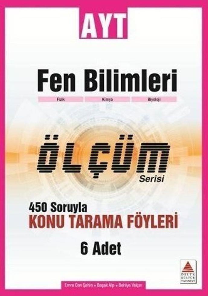 Delta Kültür AYT Fen Bilimleri Ölçüm Serisi Konu Tarama Föyleri
