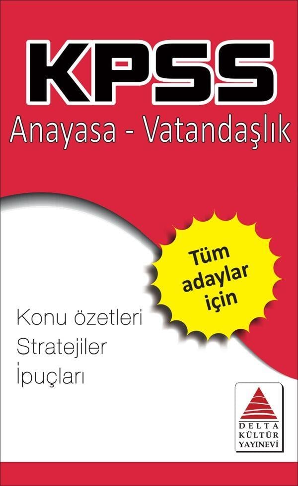 Delta Kültür KPSS Anayasa Vatandaşlık Strateji Kartları