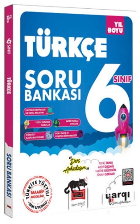 Ders Arkadaşım 6. Sınıf Türkçe Yıl Boyu Soru Bankası
