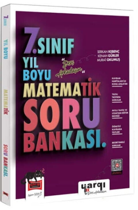 Ders Arkadaşım 7. Sınıf Matematik Yıl Boyu Soru Bankası