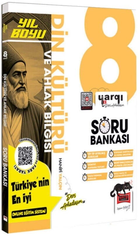 Ders Arkadaşım 8. Sınıf LGS Din Kültürü ve Ahlak Bilgisi Yıl Boyu Soru Bankası