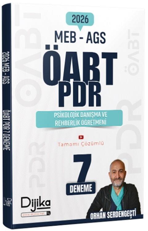 Dijika Yayınları ÖABT MEB AGS PDR Psikolojik Danışma ve Rehberlik Öğretmeni 7 Deneme
