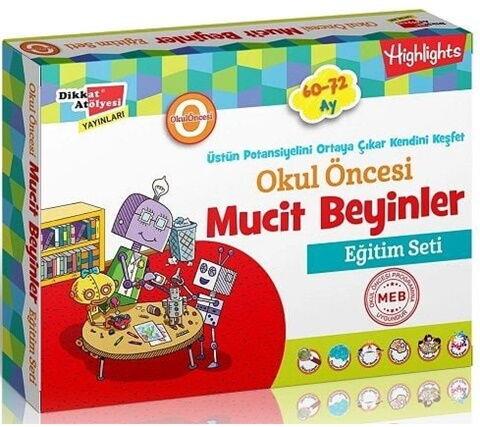 Dikkat Atölyesi Yayınları 60-72 Ay Okul Öncesi Mucit Beyinler Eğitim Seti
