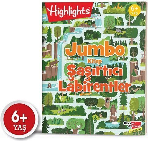 Dikkat Atölyesi Yayınları Jumbo Kitap Şaşırtıcı Labirentler