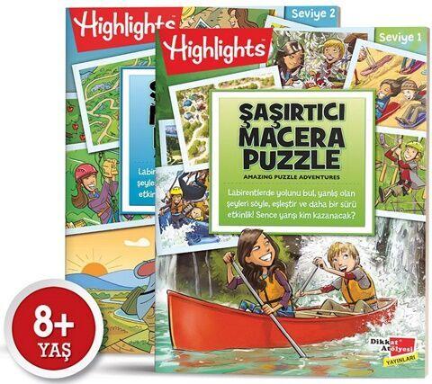 Dikkat Atölyesi Yayınları Şaşırtıcı Macera Puzzle 2 li Set