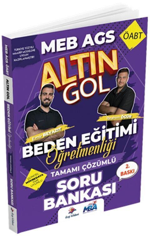 Dizgi Kitap 2025 MEB AGS ÖABT Altın Gol Beden Eğitimi Öğretmenliği Tamamı Çözümlü Soru Bankası