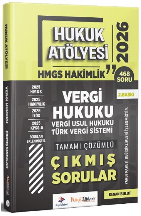 Dizgi Kitap 2026 Hukuk Atölyesi HMGS Hakimlik Vergi Vergi Usul Hukuku Türk Vergi Sistemi Çıkmış Sorular
