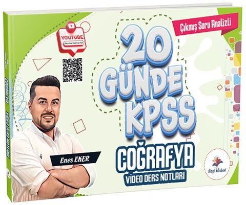 Dizgi Kitap 2026 KPSS 20 Günde Coğrafya Video Ders Notları