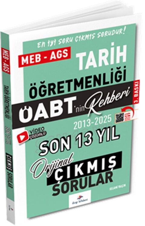 Dizgi Kitap 2026 MEB AGS ÖABT Tarih Konularına Göre Tasnif Edilmiş Son 13 Yıl Orijinal Çıkmış Sınav Soruları