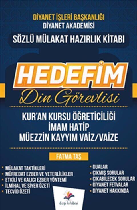 Dizgi Kitap Hedefim Din Görevlisi Sözlü Mülakat Hazırlık Kitabı