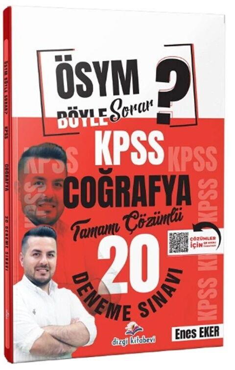 Dizgi Kitap KPSS Coğrafya ÖSYM Böyle Sorar 20 Deneme