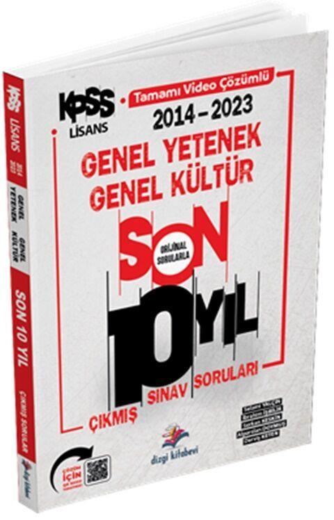 Dizgi Kitap KPSS Genel Yetenek Genel Kültür Son 10 Yıl Çıkmış Sorular