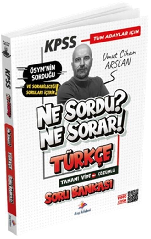 Dizgi Kitap KPSS Tüm Adaylar İçin Türkçe Ne Sordu Ne Sorar Tamamı Video Çözümlü Soru Bankası