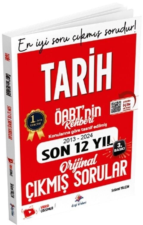 Dizgi Kitap ÖABT nin Rehberi Tarih Öğretmenliği Son 12 Yıl Çıkmış Sorular