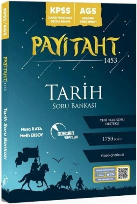 Doktrin Yayınları KPSS MEB AGS Tarih PAYİTAHT 1453 Soru Bankası Çözümlü