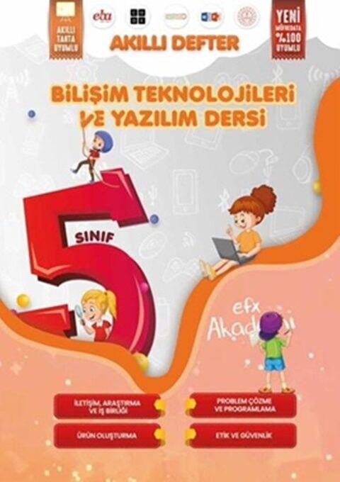 EFX Akademi 5. Sınıf Bilişim Teknolojileri ve Yazılım Dersi Akıllı Defter