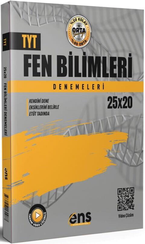 ENS Yayınları TYT Fen Bilimleri 20 x 25 li Denemeleri