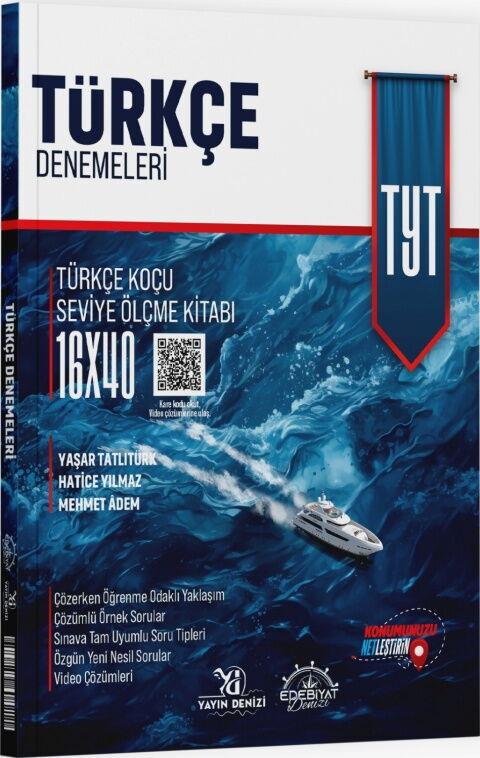 Edebiyat Denizi TYT Türkçe 16 x 40 Branş Denemeleri