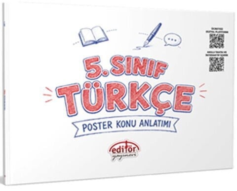 Editör Yayınları 5. Sınıf Türkçe Poster Konu Anlatımlı