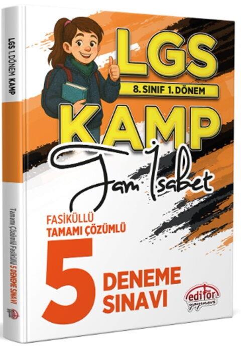 Editör Yayınları 8. Sınıf 1. Dönem LGS Kamp Hızlı Tekrar Özet Anlatım