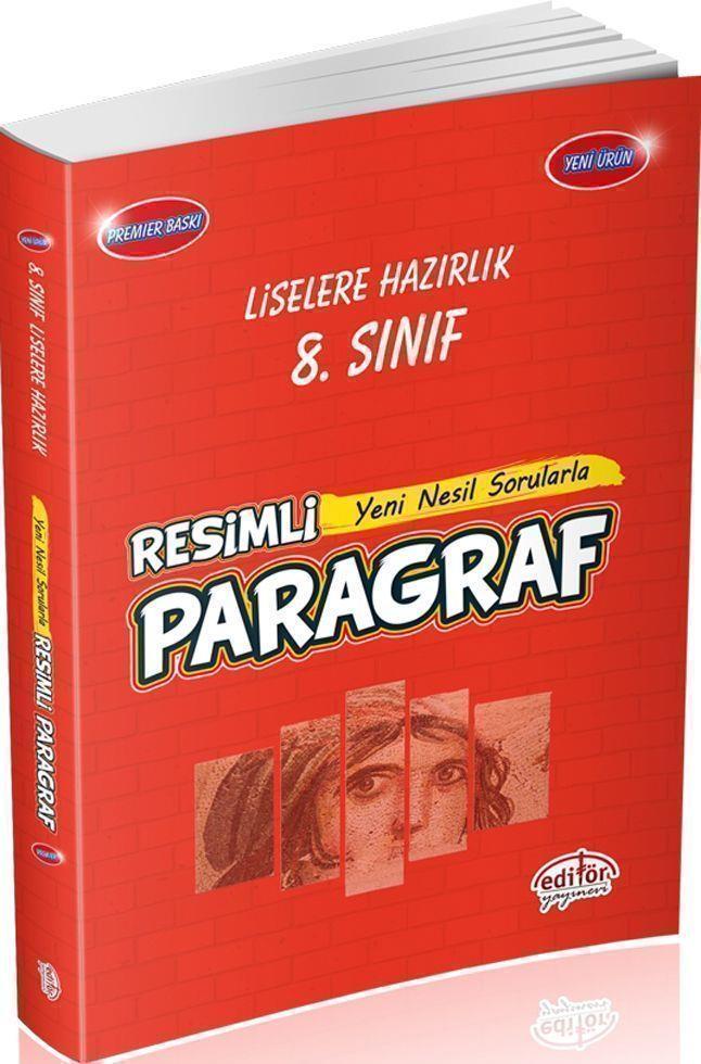 Editör Yayınları 8. Sınıf LGS Resimli Paragraf Premier Baskı