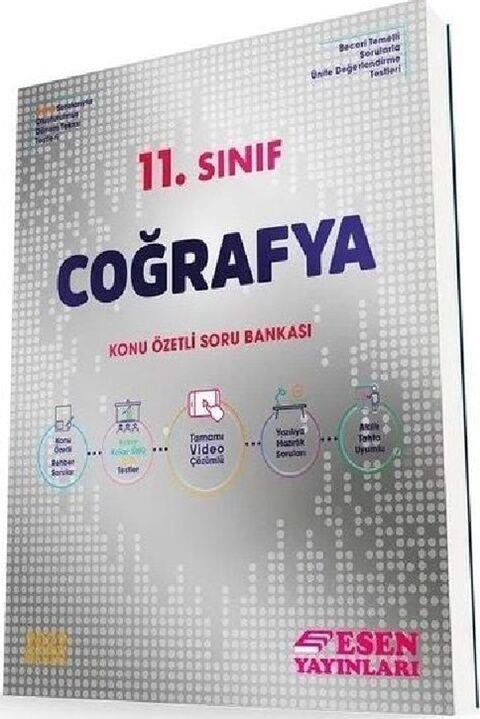 Esen Yayınları 11. Sınıf Coğrafya Konu Özetli Soru Bankası