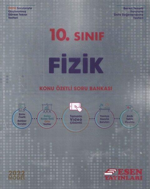 Esen Yayınları 2022 10. Sınıf Fizik Konu Özetli Soru Bankası