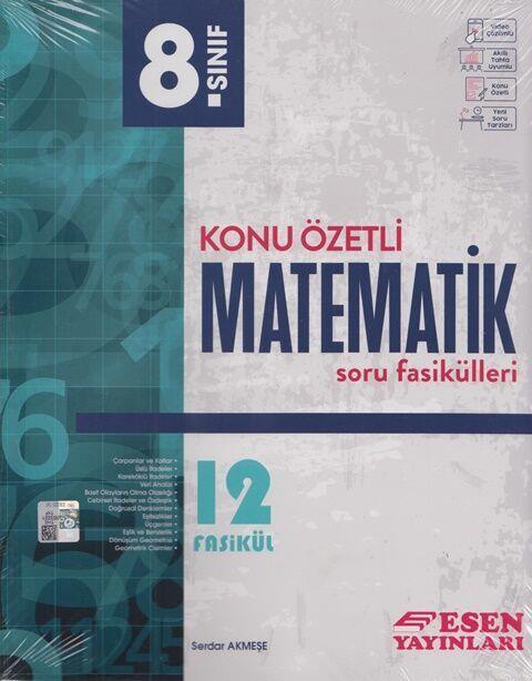 Esen Yayınları 8. Sınıf Matematik Konu Özetli Soru Fasikülleri