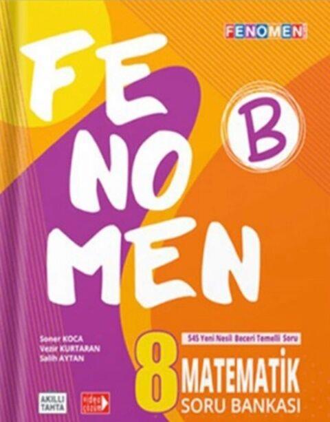 Fenomen Okul Yayınları 8. Sınıf LGS Fenomen Matematik B Soru Bankası