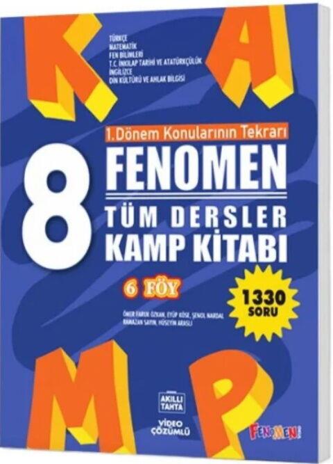 Fenomen Okul Yayınları 8. Sınıf Tüm Dersler Fenomen Kamp Kitabı