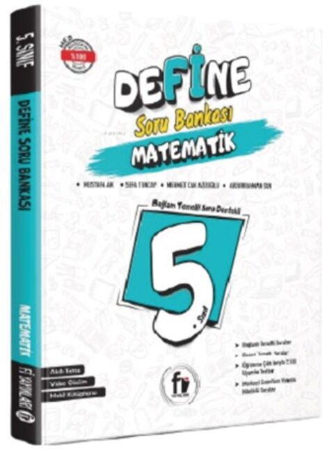 Fi Yayınları 5. Sınıf Matematik Define Soru Bankası