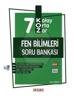 Gama Okul Yayınları 7. Sınıf Fen Bilimleri KOZ Soru Bankası