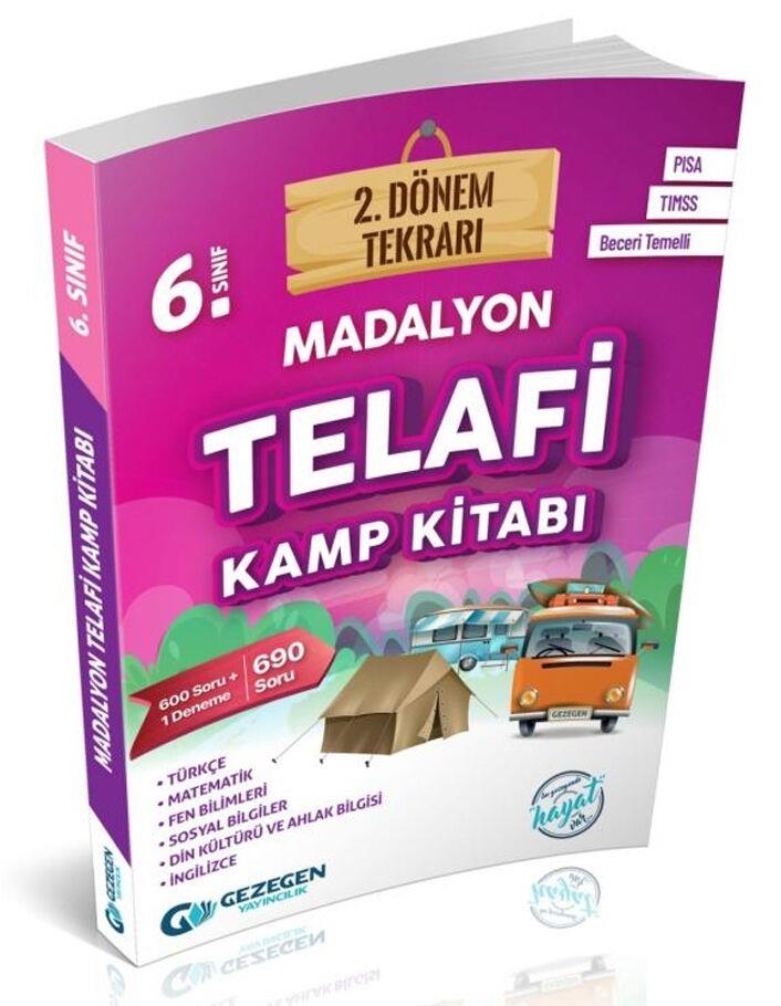 Gezegen Yayınları 6. Sınıf Madalyon 2. Dönem Tekrarı Kamp Kitabı