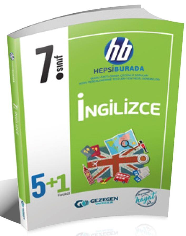Gezegen Yayınları 7. Sınıf İngilizce 5 + 1 Fasikül