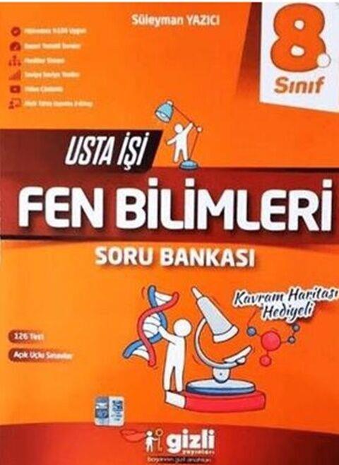 Gizli Yayınları 8. Sınıf LGS Fen Bilimleri Usta İşi Soru Bankası