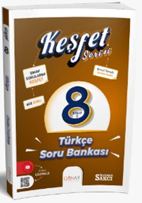 Günay Yayınları 8. Sınıf Keşfet Plus Serisi Türkçe Soru Bankası