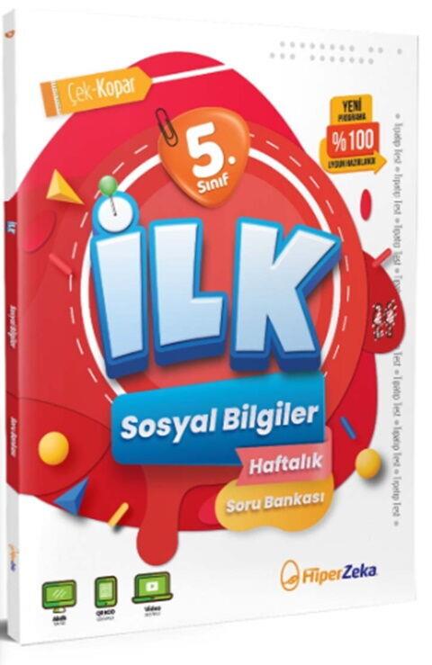 Hiper Zeka Yayınları 5. Sınıf İlk Sosyal Bilgiler Haftalık Soru Bankası