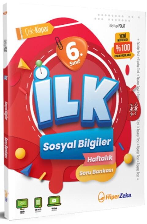 Hiper Zeka Yayınları 6. Sınıf İlk Sosyal Bilgiler Haftalık Soru Bankası