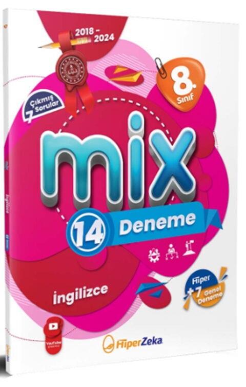 Hiper Zeka Yayınları 8. Sınıf İngilizce Mix 21 Deneme
