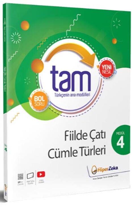Hiper Zeka Yayınları 8. Sınıf Tam Türkçe 4 - Fiilde Çatı ve Cümle Türler
