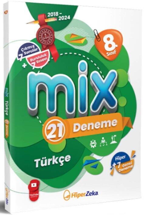Hiper Zeka Yayınları 8. Sınıf Türkçe Mix 21 Deneme