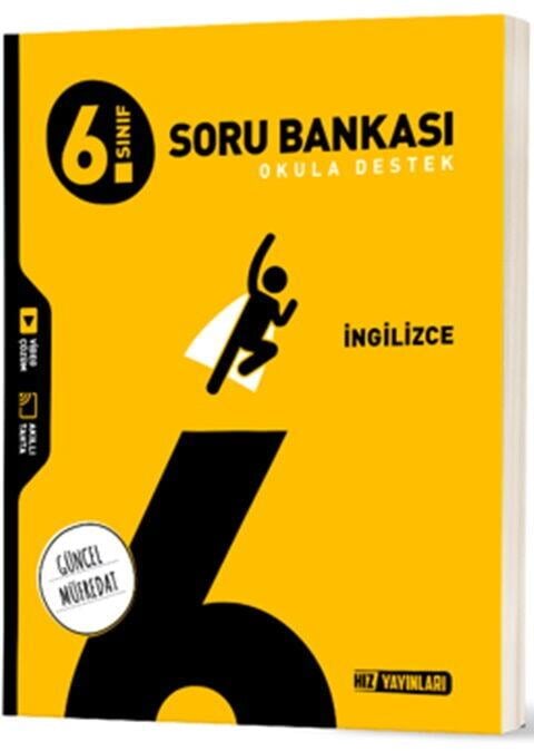Hız Yayınları 6. Sınıf İngilizce Soru Bankası